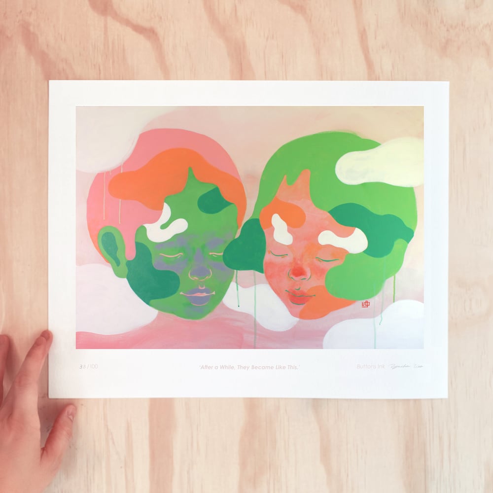 Image of Art Print 'After a While They Became Like This' (Limited print of 100)