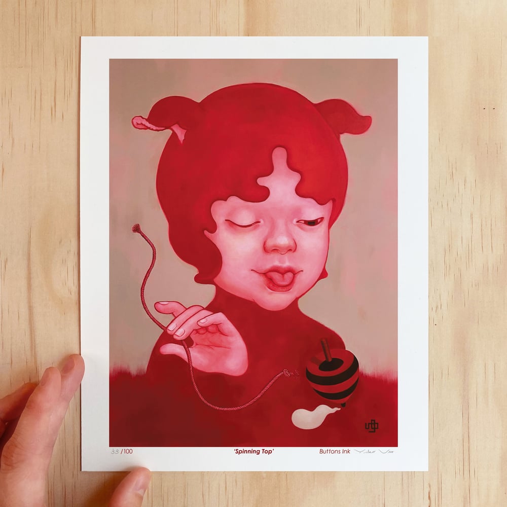Image of Art Print ‘Spinning Top’ (Limited print of 100)