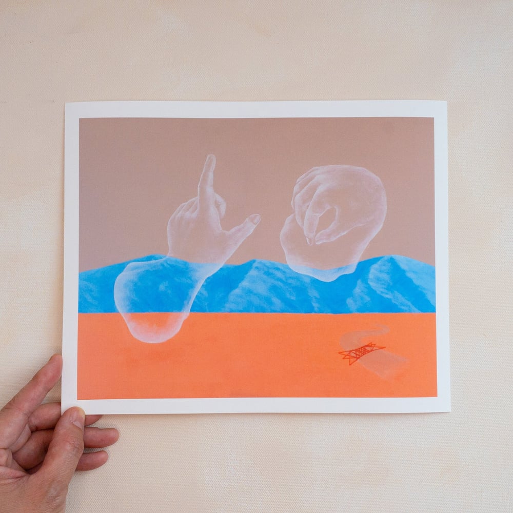 Image of Art Print ‘Looping Back and Forth’