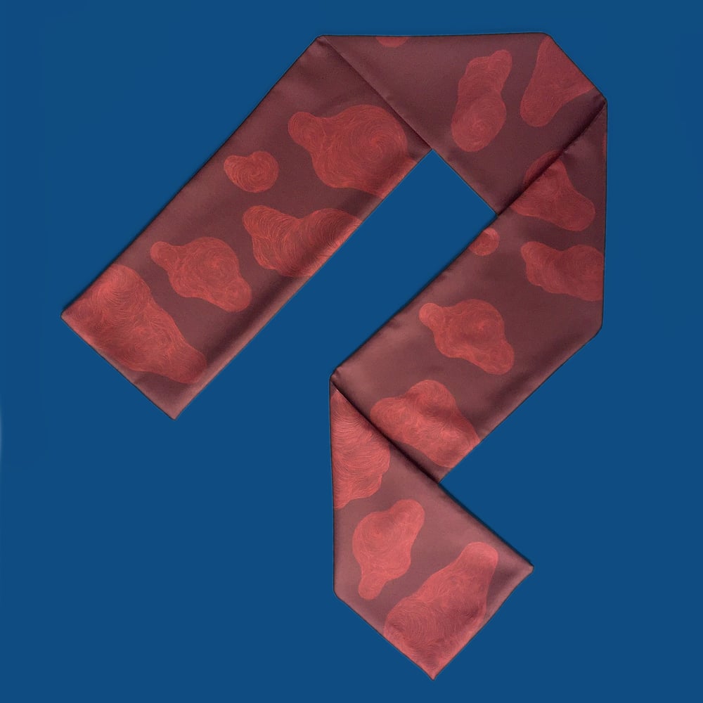 Image of Scarf 'Floating Thoughts' - wandering, hovering thoughts
