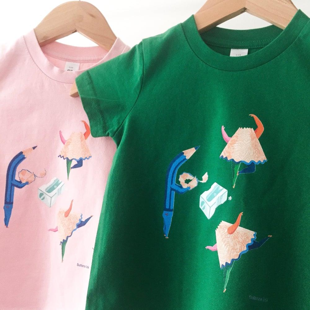 Image of Kids T-shirt 'Dancing Pencil Sharpenings'