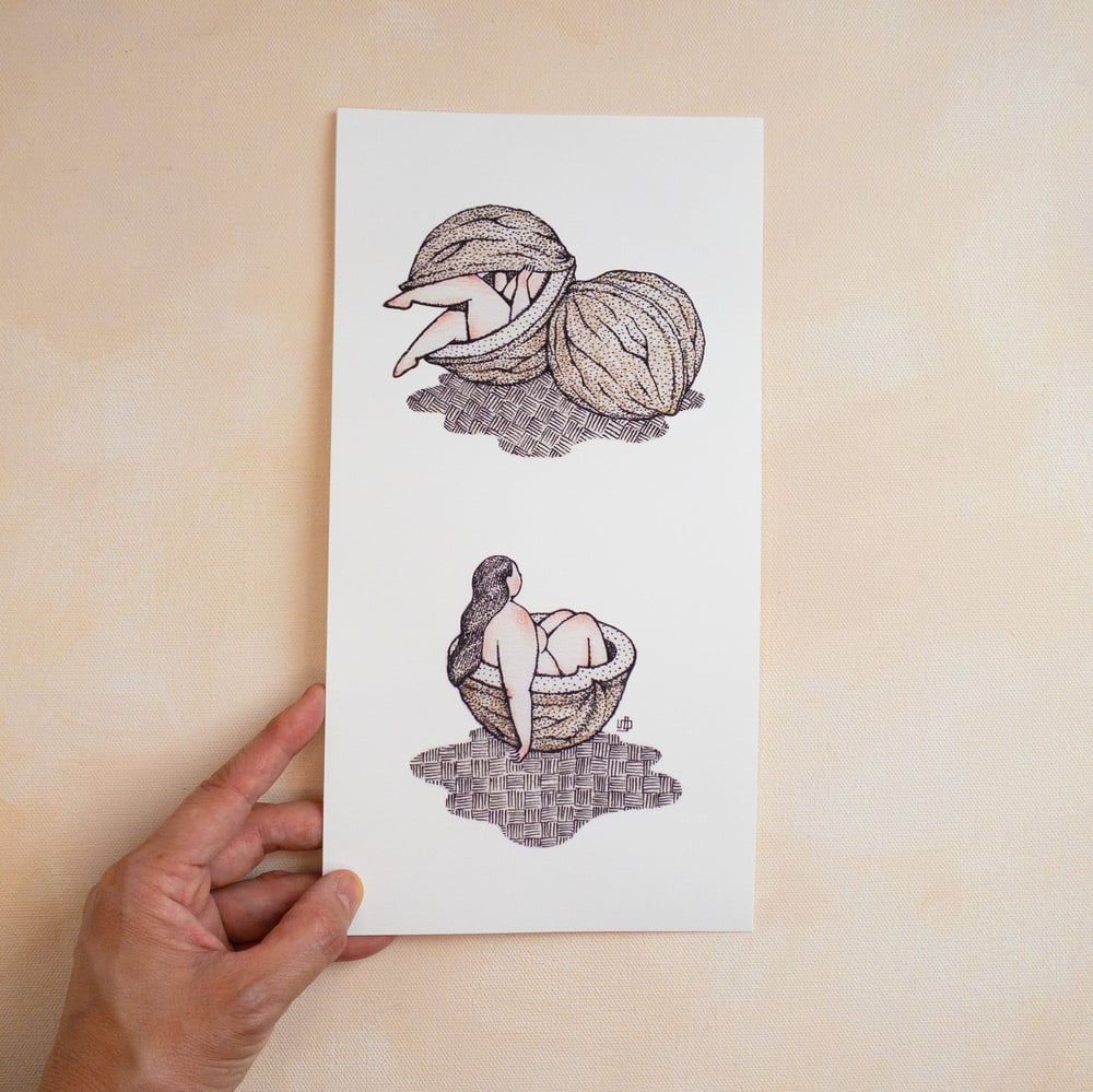 Image of Art Print 'Walnutted'