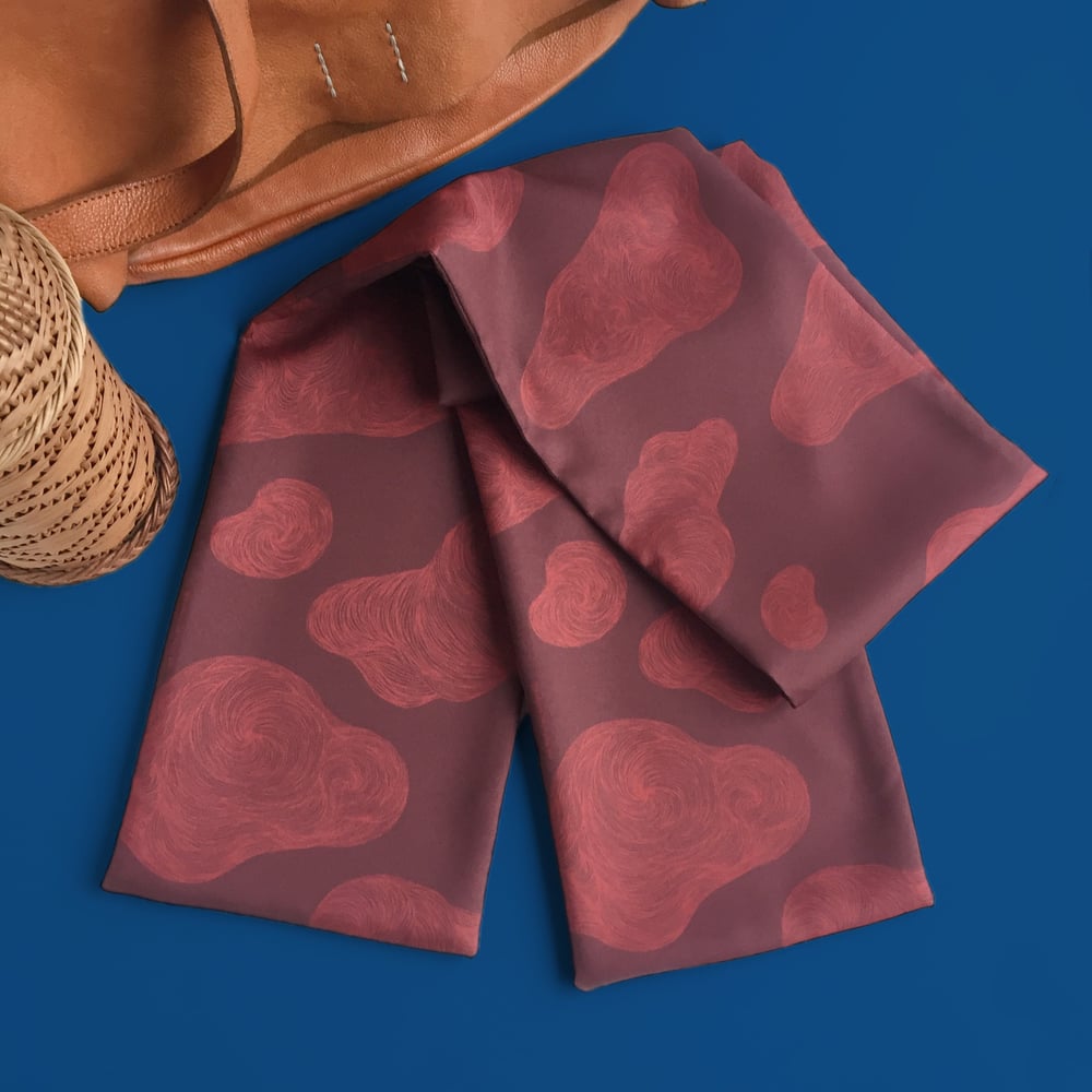 Image of Scarf 'Floating Thoughts' - wandering, hovering thoughts