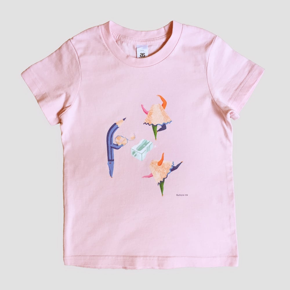 Image of Kids T-shirt 'Dancing Pencil Sharpenings'