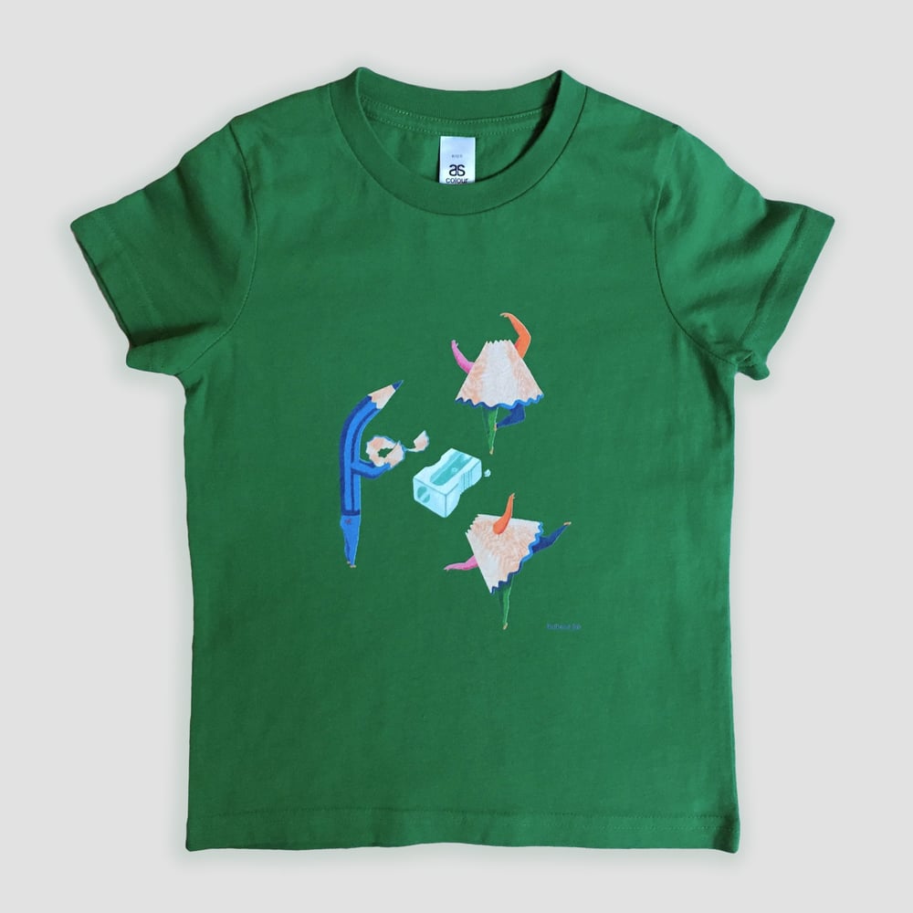 Image of Kids T-shirt 'Dancing Pencil Sharpenings'