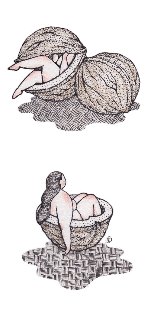Image of Art Print 'Walnutted'