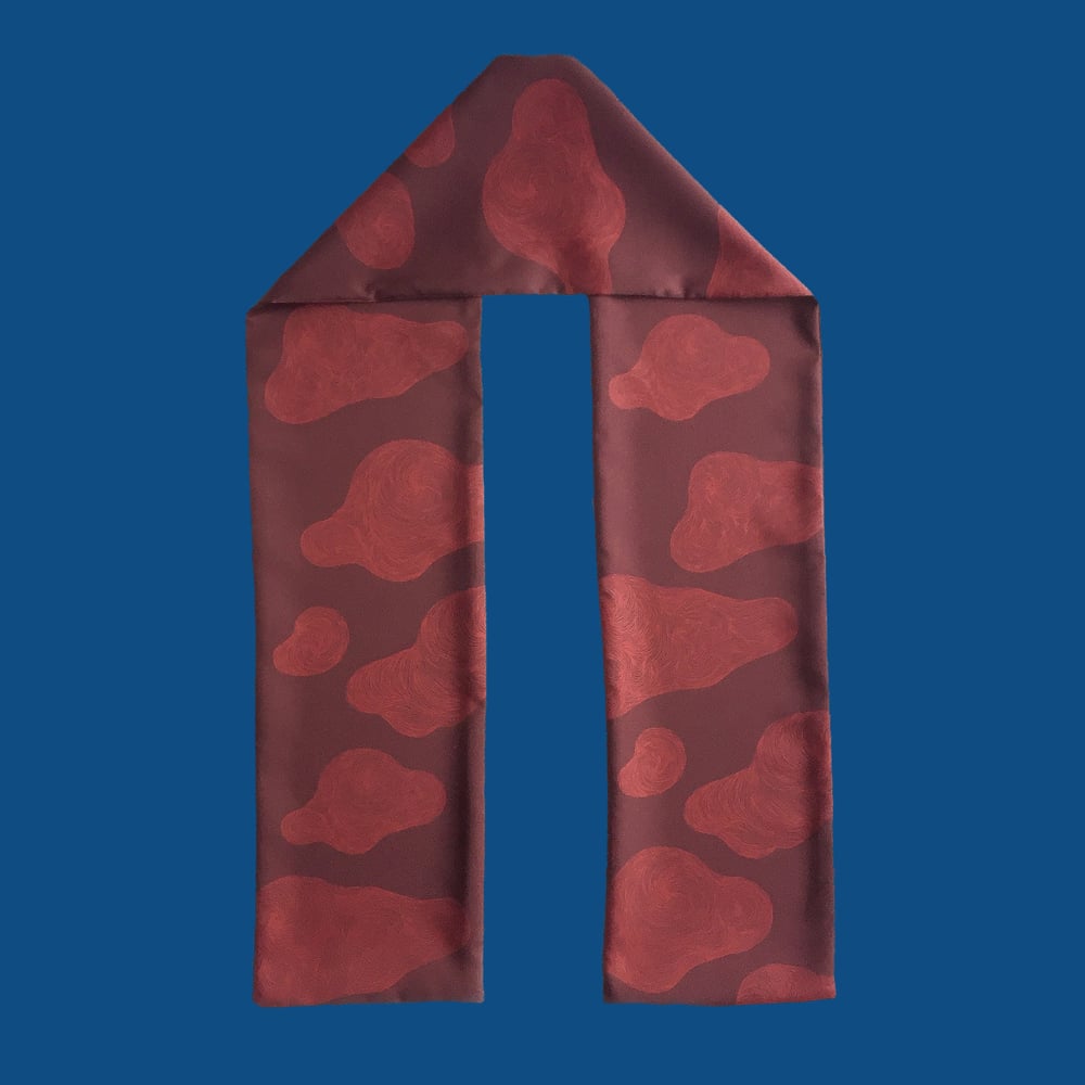 Image of Scarf 'Floating Thoughts' - wandering, hovering thoughts