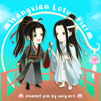 Image 1 of Wangxian Lotus Pier Enamel Pins [In-Hands]