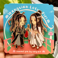 Image 2 of Wangxian Lotus Pier Enamel Pins [In-Hands]