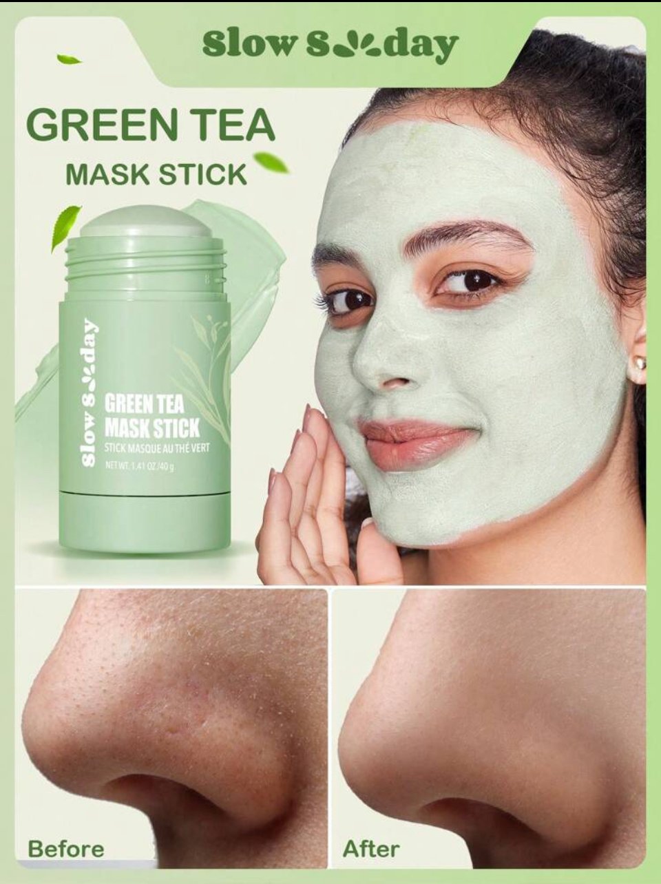 Image of Slow Sunday Green Tea Mask Stick
