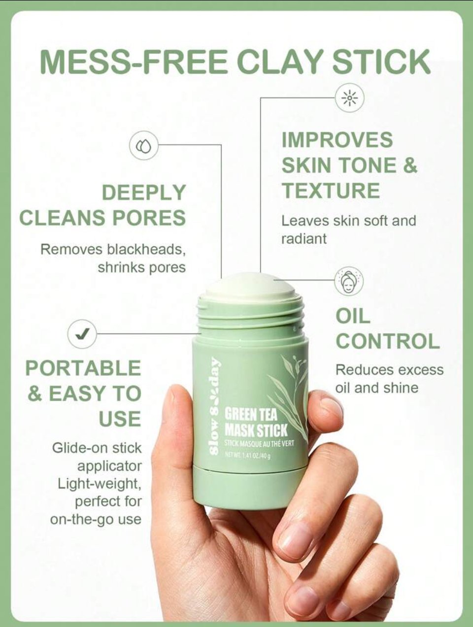 Image of Slow Sunday Green Tea Mask Stick