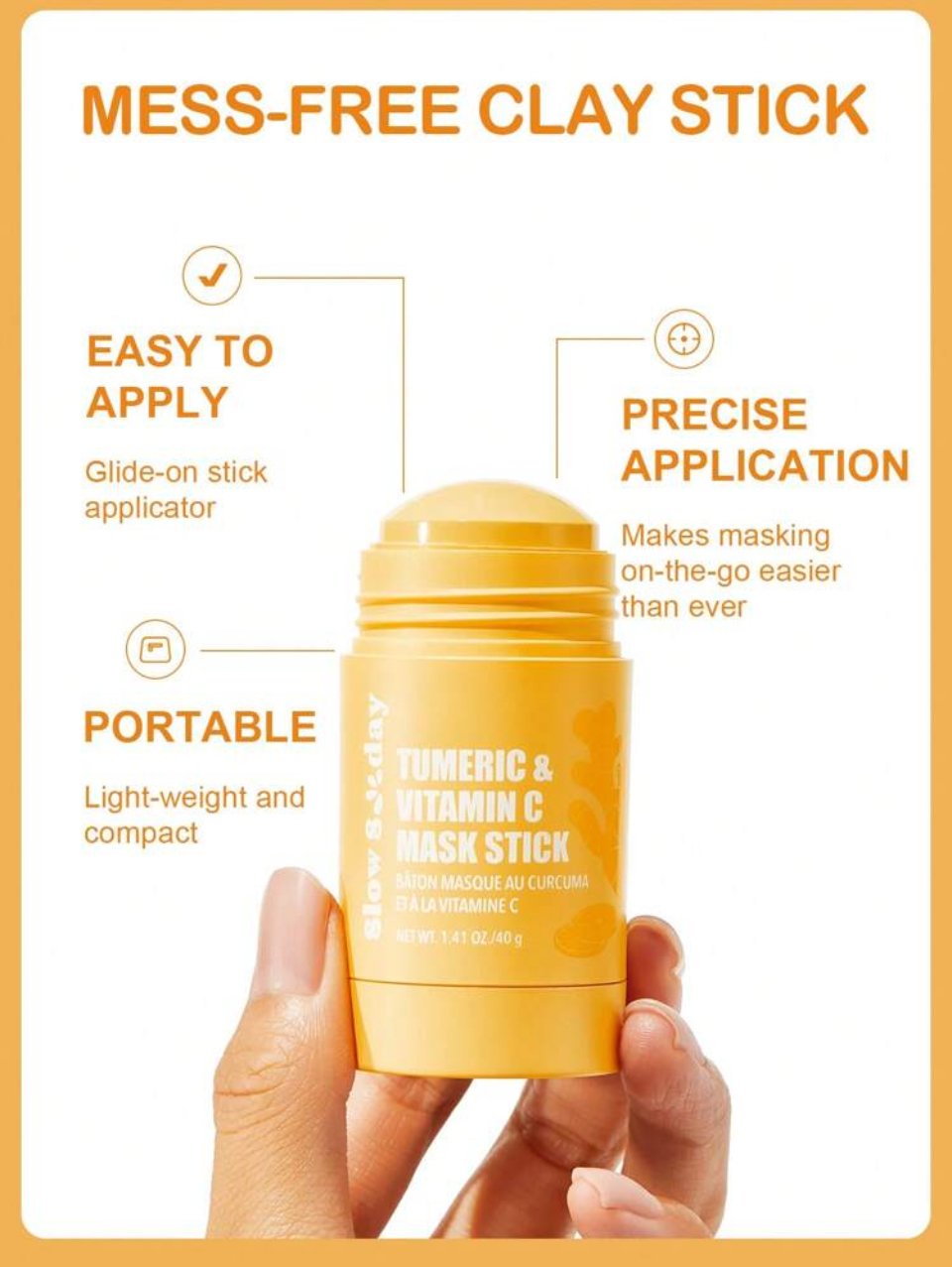 Image of Slow Sunday Tumeric & Vitamin C Face Mask Stick