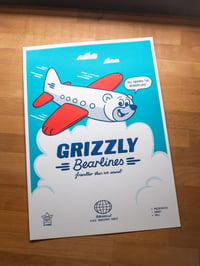 Image 3 of  Bearoplane Poster *ONLY A FEW LEFT