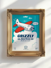 Image 2 of  Bearoplane Poster *ONLY A FEW LEFT