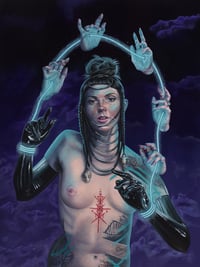 'Oorlog' - Metal print