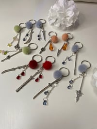 Image 1 of Sword fantasy keychains, anime aesthetic keychains