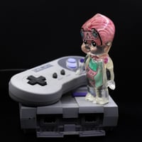 Image 4 of 4.5" Large Glow in the Dark 1UP Art Show Exclusive Kilos Kewtie (PLUS blind box mystery mini figure)