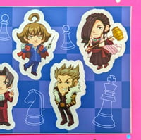 Image 3 of Ace Attorney Investigations 2 Sticker Sheet