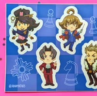 Image 2 of Ace Attorney Investigations 2 Sticker Sheet