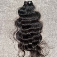 Image 3 of Raw Hair Goddess 100% Indian Human Hair Weft Bundles Wavy