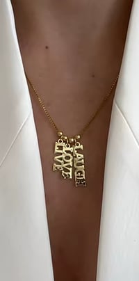 Image 4 of Live Love Laugh Necklace 