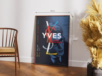 Image 3 of Yves Saint Laurent | Affiche signée par Philippe Apeloig