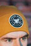 Supporter Beanie - Mustard with Black Badge