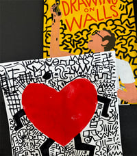 Image 1 of 8.2.25 Drawing on walls with Keith Haring creative workshop