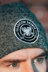 Supporter Beanie - Grey with Black Badge Image 2