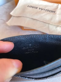 Image 9 of Louis Vuitton Daily Card Holder Black