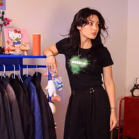 Image 3 of Black HOISZN baby tee