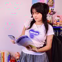 Image 1 of White HOISZN baby tee