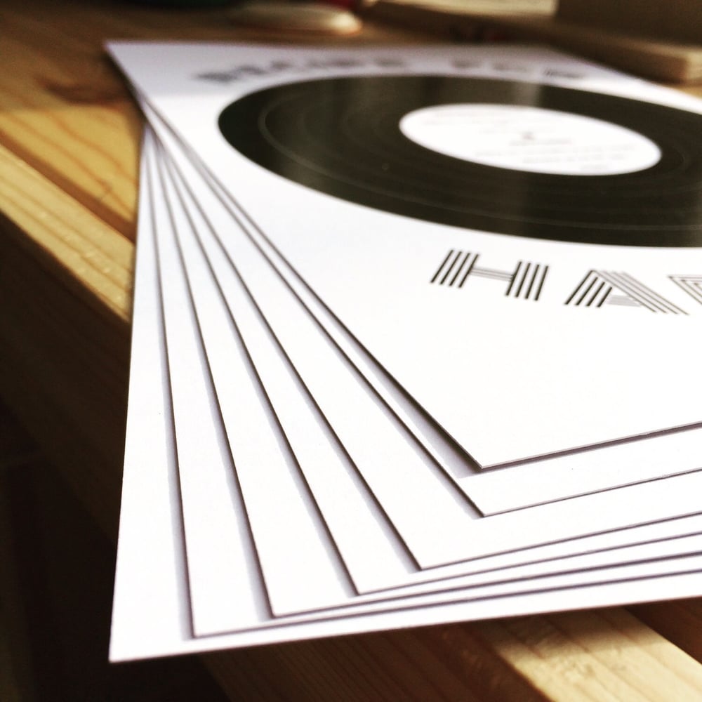 Music Vinyl Records Collector Recipe Print