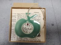 Image 4 of Porcelain Apple and worm decoration