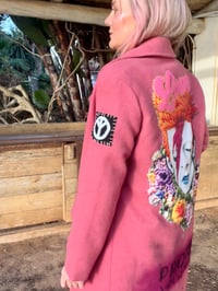 Image 4 of Pink Grapefruit ¥ unisex ¥ upCyclinG viLLaGe punK¥IbiZa ¥Mantel ¥ festival ¥Mantel ¥ festival