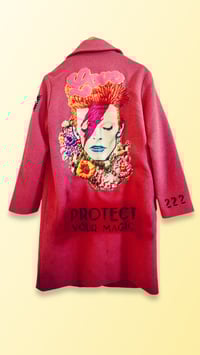 Image 1 of Pink Grapefruit ¥ unisex ¥ upCyclinG viLLaGe punK¥IbiZa ¥Mantel ¥ festival ¥Mantel ¥ festival