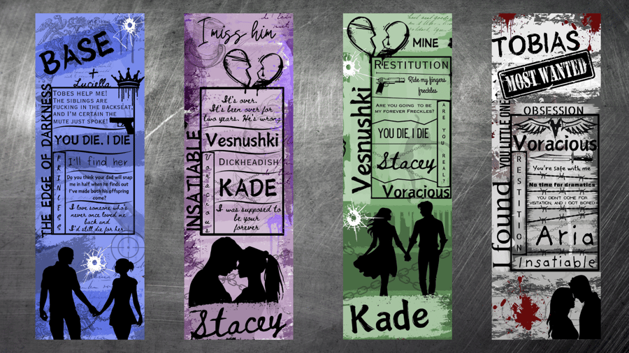Image of Officially licensed the edge of darkness trilogy bookmarks 