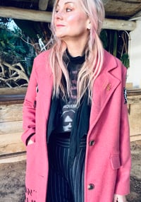 Image 7 of Pink Grapefruit ¥ unisex ¥ upCyclinG viLLaGe punK¥IbiZa ¥Mantel ¥ festival ¥Mantel ¥ festival