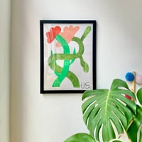 Image 2 of US AS FLOWERS / Original drawings (framed)