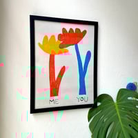Image 3 of US AS FLOWERS / Original drawings (framed)