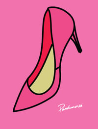 Image 4 of Stiletto Shoe Pink T-Shirt