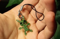 Green ikea alien charm