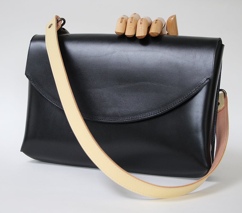 Image of Julienne maxi Black/ Yellow pastel belt