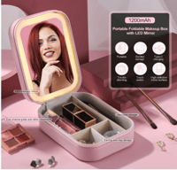 Image 2 of Makeup Bag With LED Mirror