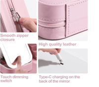 Image 4 of Makeup Bag With LED Mirror