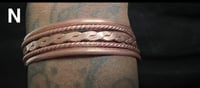 Image 7 of Multi-Tier Copper Bangles