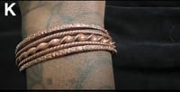 Image 4 of Multi-Tier Copper Bangles