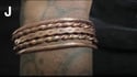 Multi-Tier Copper Bangles