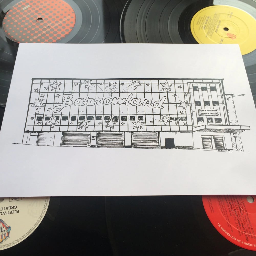 Barras Barrowland Glasgow Art Print