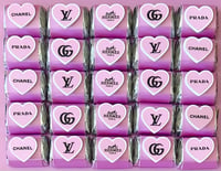 Image 2 of Haute Hearts 25 Pack Chocolate Nuggets